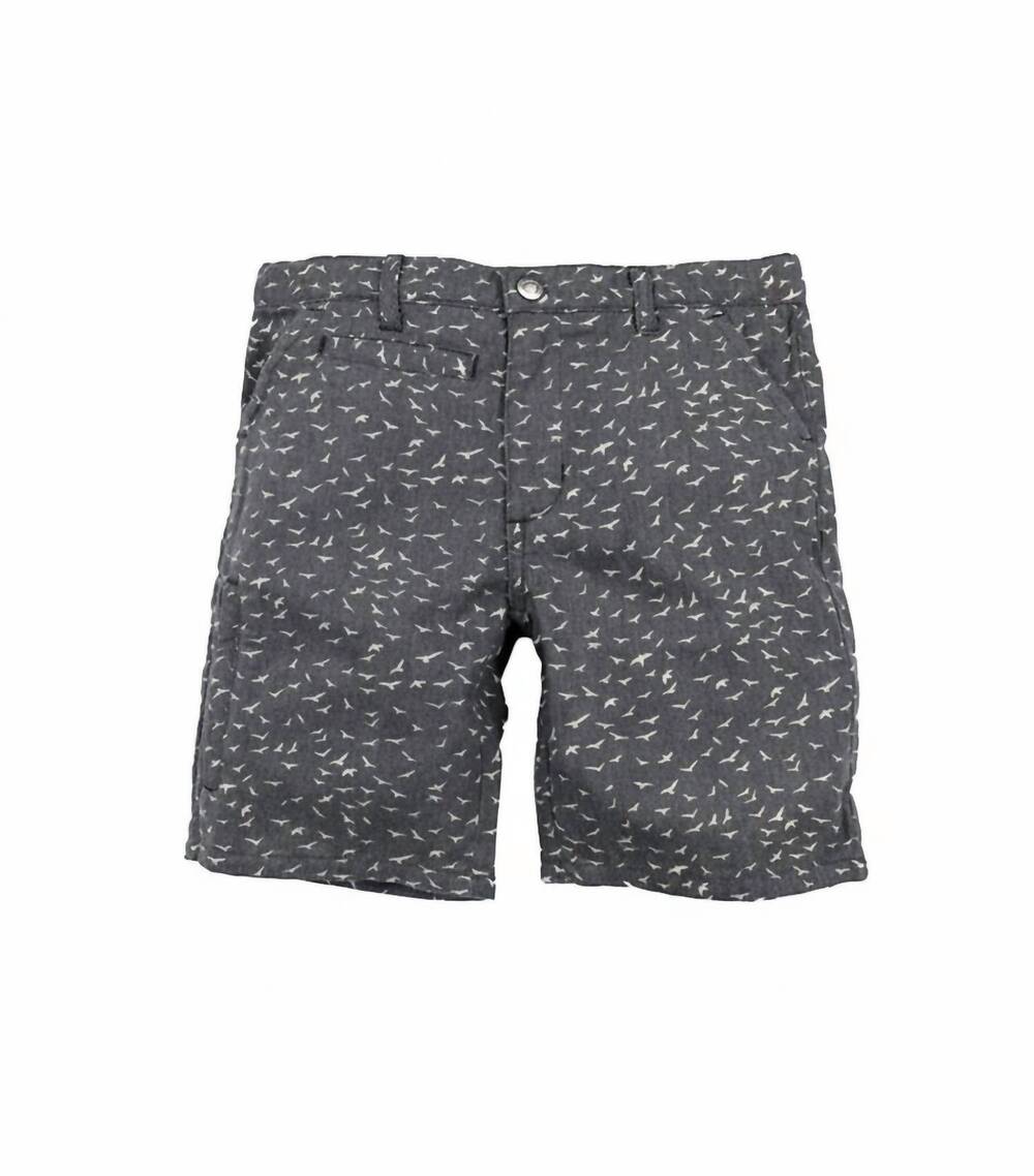 NEW APPAMAN kids coastal birds shorts in grey